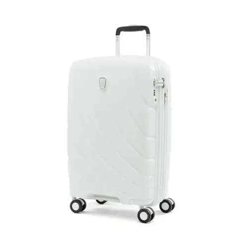 Front. Atlantic - Atlantic Luggage Hardside Expandable Carry On Spinner - Shell White.