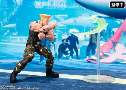 ゲームキャラクター Street fighter S.H figuarts Guile figure Guile Dominates with His New Street Fighter S.H Figuarts Figure