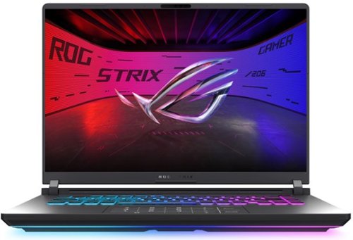 ASUS - ROG Strix G16 16" 2.5K 240Hz Gaming Laptop - AMD Ryzen 9 HX - 32GB RAM - NVIDIA GeForce RTX 5070 - 1TB SSD - Eclipse Gray