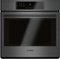 Bosch - 800 Series 30" 4.6 Cu. Ft. Built-In Single Electric Smart Wall Oven with True Convection - Black Stainless Steel-Front_Standard