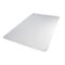Floortex - Executive Rectangular Polycarbonate Chair Mat for Deep Pile Carpet 48 x 60 inches - Clear-Front_Standard