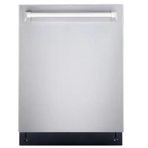 Front. COSMO - COS-DIS6502 24 in. Top Control Built-In Tall Tub Dishwasher in Fingerprint Resistant - Stainless Steel.