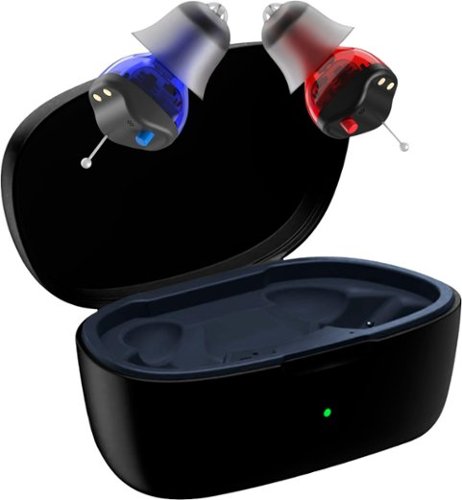 LINNER - Saturn 2 OTC Rechargeable Hearing Aids for Seniors, Discreet & Noise-Canceling – Black