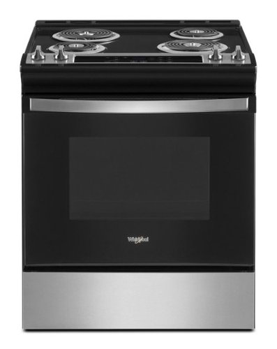 Whirlpool - 4.8 Cu. Ft. Electric Range - Stainless Steel