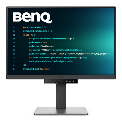 BenQ - RD240Q 24.1” IPS LED 16:10 WQXGA Advanced Coding Mode Programming Monitor (HDMI/DP/USB-C 90W) - Metallic Gray