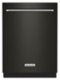 KitchenAid - 24" Top Control Built-In Stainless Steel Tub Dishwasher with 3rd Rack, Third Rack Wash Jets, 44 dBA - Black Stainless Steel-Front_Standard