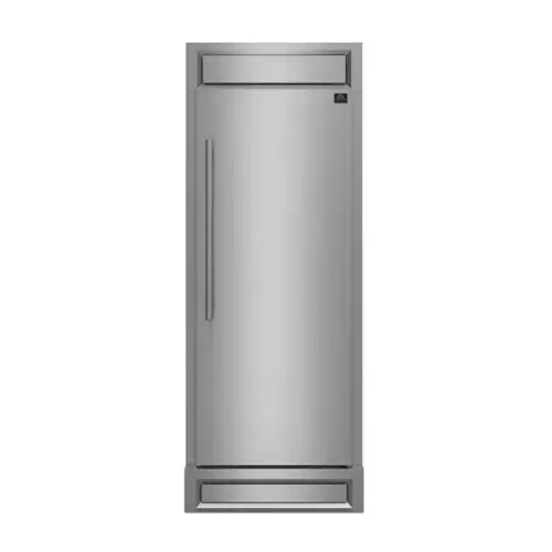 Front. Forno Appliances - Maderno 13.6 Cu. Ft. Built-In Convertible Refrigerator/Freezer with Decorative Grill and Right Swing Door - Stainless Steel.