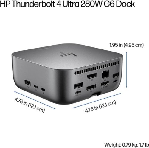 HP 100W G6 Thunderbolt 4 Dock Port Replicator Universal