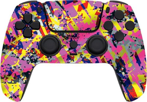Custom Controllerzz - Custom Wireless Controller for PS5 - Neon Drip-Front_Standard 