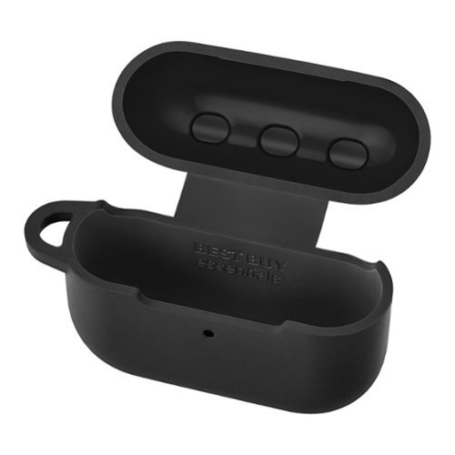 Best Buy essentials™ Silicone Case for Apple AirPods Pro 3 - Black SHOP ONLINE