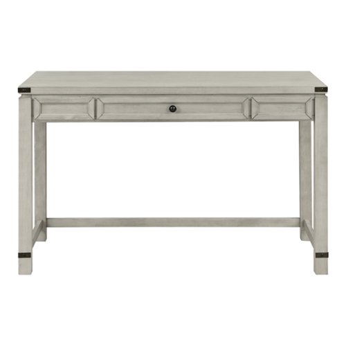 OSP Home Furnishings - Baton Rouge Lift Desk - Champagne Oak-Front_Standard 