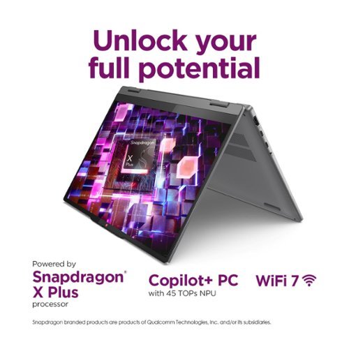 Lenovo IdeaPad 5x - Copilot+ PC - 2-in-1 14 2K Touchscreen Laptops-  Snapdragon X Plus - 16GB - 512GB SSD - Luna Grey GLOBAL SHIPPING