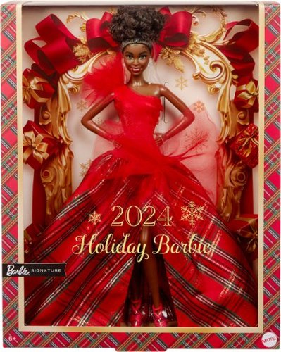 Barbie Signature 2024 Holiday Collectible Doll - Curly Brown Hair WHERE TO BUY