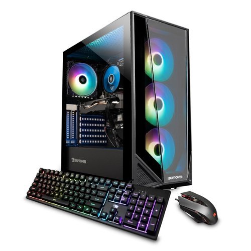 iBUYPOWER - TraceMR Gaming Desktop - i5-11400F - 16GB Memory - NVIDIA RTX 2060 6GB - 480GB SSD - Black-Front_Standard 