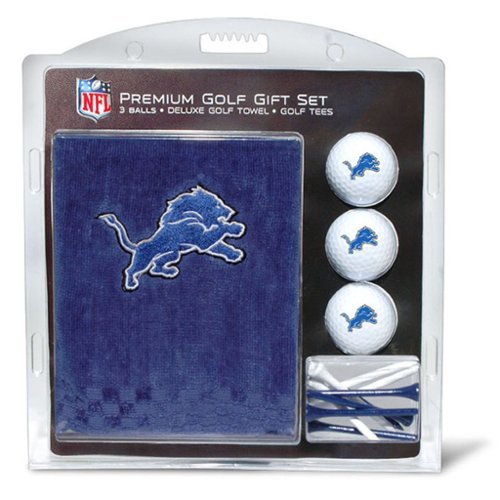 Team Golf - Detroit Lions Embroidered Golf Gift Set - Multicolor-Front_Standard 