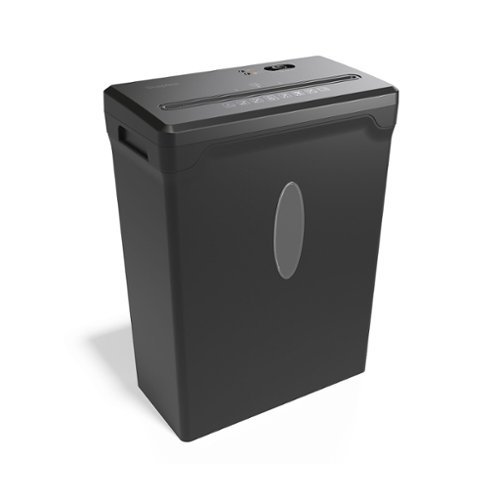 Staples - 8-Sheet Cross-Cut Personal Shredder (SPL-OXC8A) - Black-Front_Standard 
