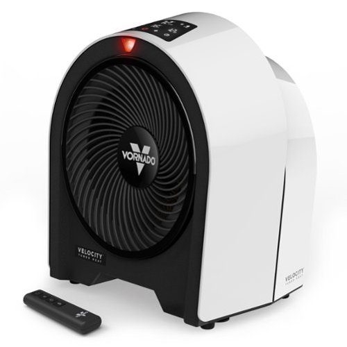 Vornado - Velocity 5R 1500 Watt Indoor Electric Fan Space Heater with Advanced Safety Features - White