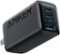 Anker - PowerPort III 65W 3-Port Wall Charger - Black-Front_Standard 