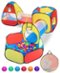 Sugift - 3-in-1 Kids Play Tent, Tunnel & Ball Pit Set – Pop Up Target Game Toy-Front_Standard