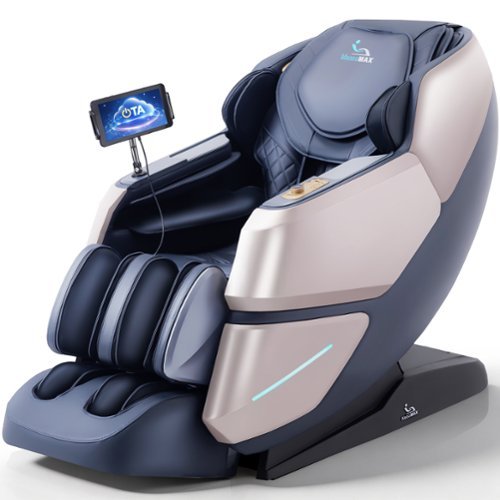 MassaMax - MT339 4D Massage Chair,with OTA Cloud Tech,Body Scan,Auto Extended Footrest ,Heat - Magic Black-Front_Standard 