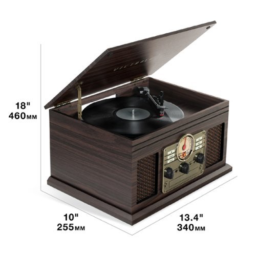 Victrola Bluetooth Stereo Audio System - Mahogany BUY IN MIDDLE EAST