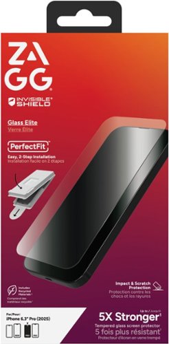 ZAGG Glass Elite Screen Protector for Apple iPhone 17 Pro - Clear BUY IN DUBAI