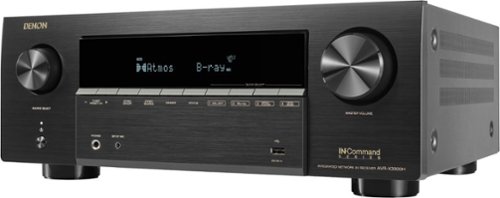 Denon AVR X3900H 9.4 Ch. 105W 4K/8K Dolby Atmos AV Receiver Black