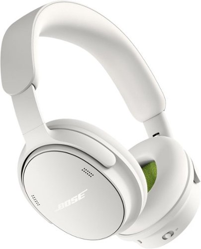 Bose - QuietComfort Headphones (2nd Gen) - Wireless, Over Ear, Active Noise Cancelling, Immersive Audio, USB-C Charging - White Smoke