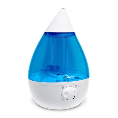  CRANE - 1 Gal. Ultrasonic Cool Mist Humidifier - Blue/White