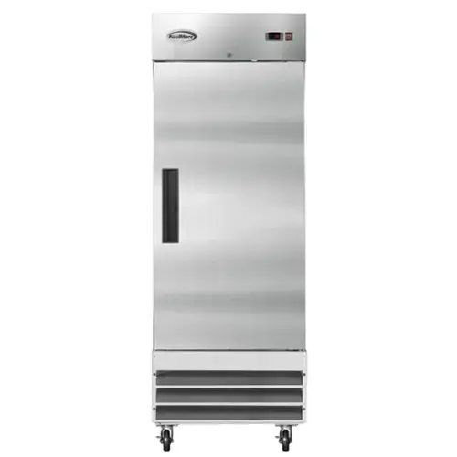 Front. Koolmore - 29 in. One Door Commercial Reach-in Refrigerator, 23 cu. ft. in Stainless-Steel (RIR-1D-SS) - Stainless-Steel.