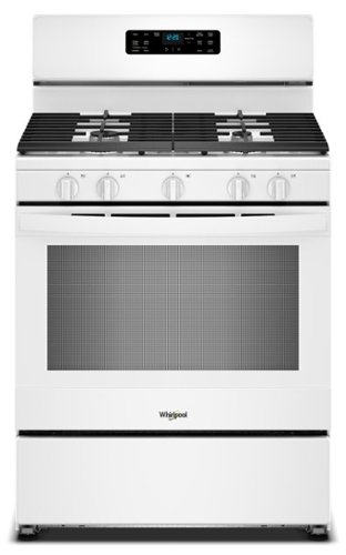 Whirlpool - 30-inch Gas Range with Crispy Mode and Griddle Zone - White