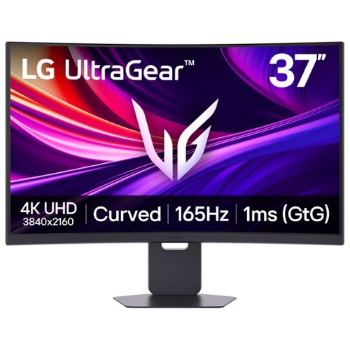 LG - UltraGear 37" VA 165Hz, 1ms, Monitor FreeSync Premium Pro Gaming Monitor with DisplayHDR 600 (HDMI, DP, USB-C) - Silver