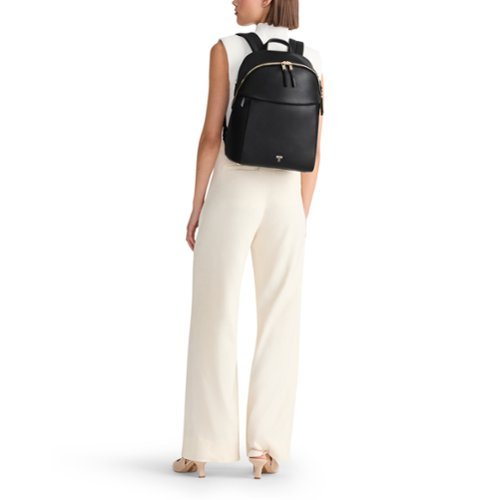 TUMI Voyageur Holland Backpack - Black / Light Gold GLOBAL SHIPPING