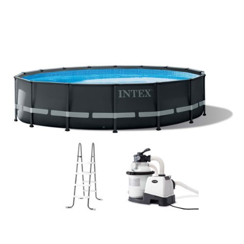 Intex - Frame Above Ground Pool Set w Pump-Front_Standard 