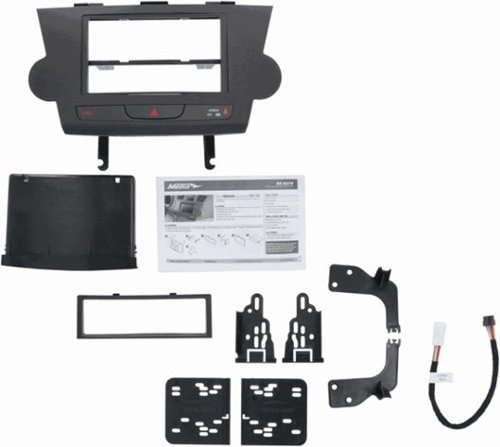 Metra Dash Kit for 2008-2012 Toyota Highlander (with NAV) Vehicles - Black WORLDWIDE DELIVERY