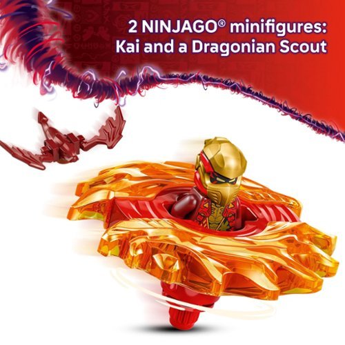 LEGO NINJAGO Kai's Dragon Spinjitzu Spinner Building Toy 71823 WORLDWIDE DELIVERY