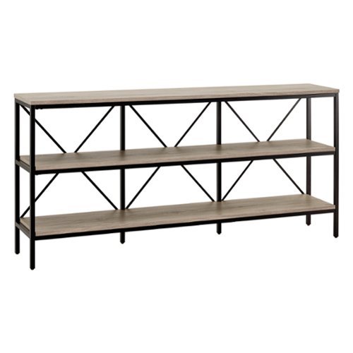 Camden&Wells - Kira Console Table - Blackened Bronze/Antiqued Gray Oak-Angle_Standard 