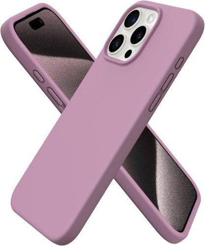 Ornarto - Compatible with iPhone 15 Pro Max Case 6.7", Slim Liquid Silicone Full Covered Protective Cover - Lilac Purple-Front_Standard 
