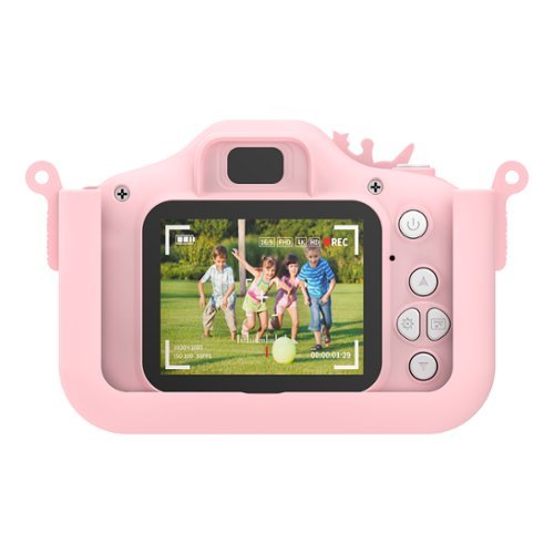 Contixo KC3 Kids Camera, 1080P Video Camera, Selfie Camera for Boys Girls, Kids Digital Camerawith Puzzle Games - Pink WORLDWIDE DELIVERY