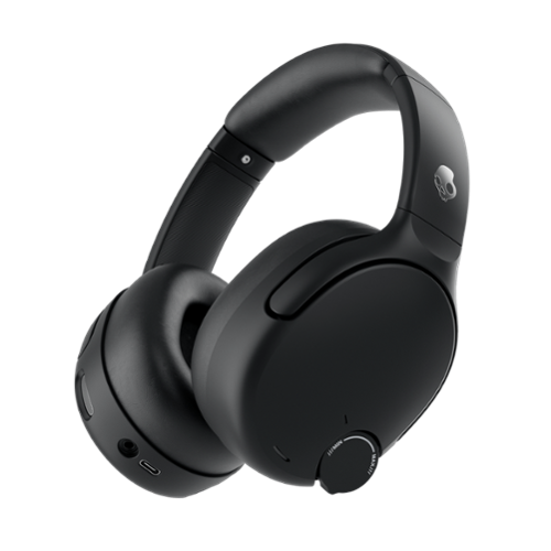Skullcandy - Crusher 720 Over-the-Ear Wireless Bluetooth Headphones with THX Spatial Audio - Black
