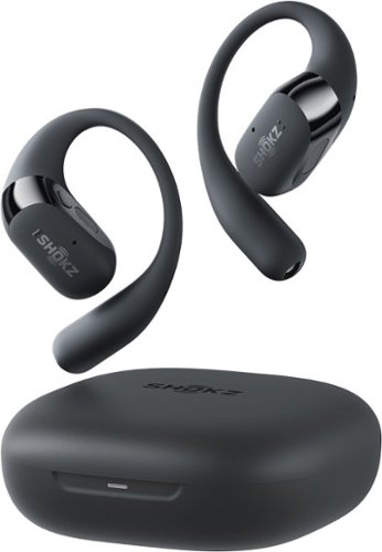 Shokz OpenFit 2+ Open-Ear True Wireless Bluetooth Earbuds - Black INTERNATIONAL SHIPPING