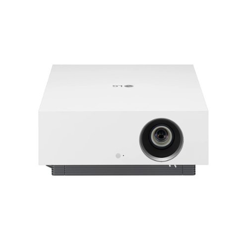 CineBeam Dual Laser Streaming 4K UHD Smart Portable Projector with LG webOS and HDR10 - White-Front_Standard 