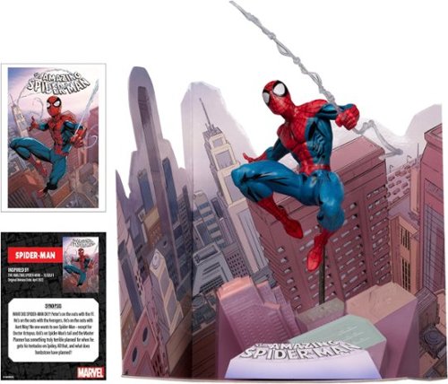 McFarlane Toys Marvel Spider-Man 1:10th Scale Collectible with Scene (The Amazing Spider-Man #1) 8.5 Figure WORLDWIDE DELIVERY