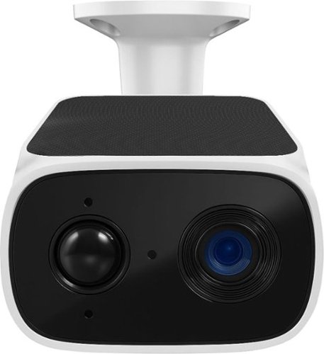 Swann - EVO Solar 2K Indoor Wi-Fi Security Camera Motion Detect, Night Vision, 2-Way Talk, Local Storage, 16GB Card - White
