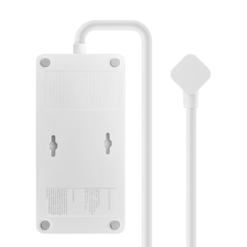 Insignia™ 6-Outlet 980 Joules Surge Protector Strip with 3 ft. Power Cord - White SHOP ONLINE