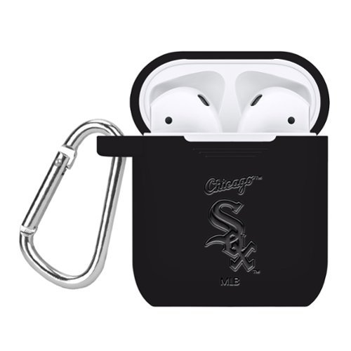 Artinian - Chicago White Sox Debossed Silicone AirPods Case Cover - Multicolor-Front_Standard 