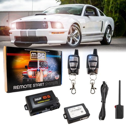 MPC - Complete Remote Start/Keyless Entry Kit For 2005-2007 Ford Mustang - Black-Front_Standard 
