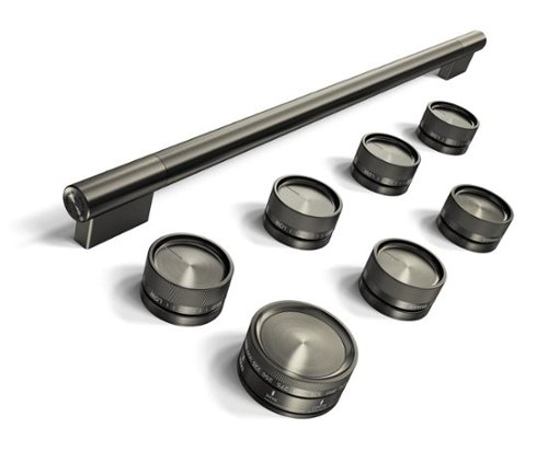 KitchenAid - Handle and Knob Hardware Accessory Kit for 36" Commercial-Style Gas Range - Black Ore