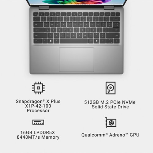 Dell Inspiron 14 IPS LCD FHD+ Laptop - Snapdragon X Plus Copilot+ PC with 16GB Memory - 512GB SSD - Titan Gray BUY IN SINGAPORE