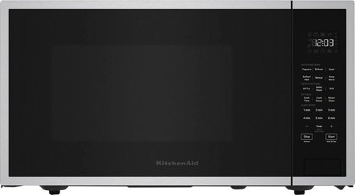 KitchenAid - 1.5 Cu. Ft. Countertop Microwave with Sensor Cooking and Air Fry - Stainless Steel